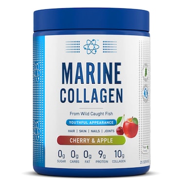 Applied Nutrition Marine Collagen, Cherry &amp; Apple, 300 Gm