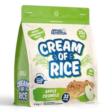 Applied Nutrition Cream of Rice, Apple Crumble, 1 kg