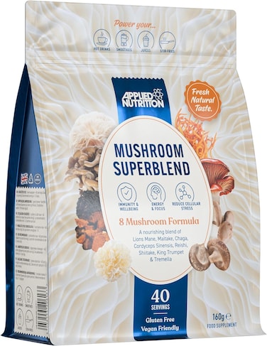 Applied Nutrition Mushroom Superblend - Unflavored - 40 Servings