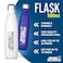 Applied Nutrition Premium Stainless Steel Flask - Durable, Sleek, And Eco-Friendly - (Blue - 500ml)