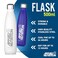 Applied Nutrition Premium Stainless Steel Flask - Durable, Sleek, And Eco-Friendly - (White - 500ml)