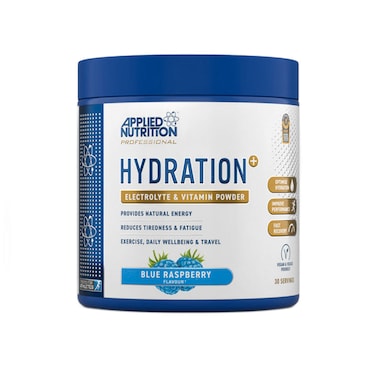 Applied Nutrition Hydration+ Complete Electrolyte &amp; Vitamin, Blue Raspberry, 240 Gm