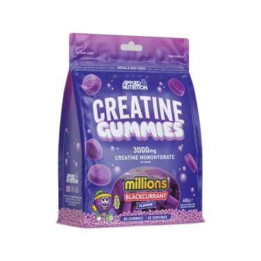 Applied Nutrition Creatine Gummies, Millions Blackcurant, 80 Gummies