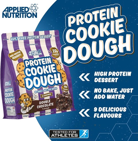 Applied Nutrition Protein Cookie Dough, Double Chocolate, 1 kg