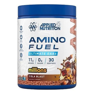 Applied Nutrition Amino Fuel EAA Drink Cola Blast Flavor 330ml Essential Amino Acids, BCAA, Sugar-Free Energy Drink
