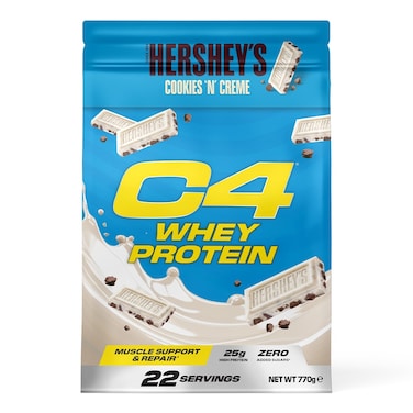 Cellucor C4 Whey Protein Powder - Hersheys Cookies &amp; Creme - 22 Servings