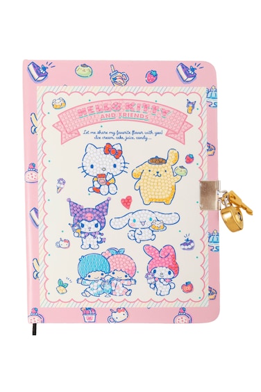 Craft Buddy Hello Kitty &amp; Friends Crystal Art Secret Diary