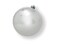 Shiny Ball Decoration 15cm Silver