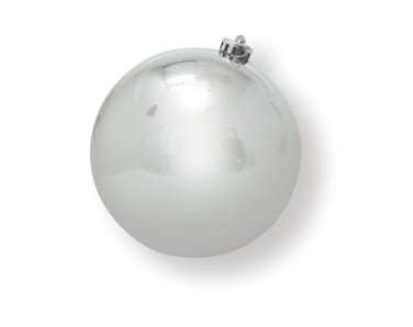 Shiny Ball Decoration Silver 20cm