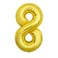 Gold Foil Balloon Number 8 54