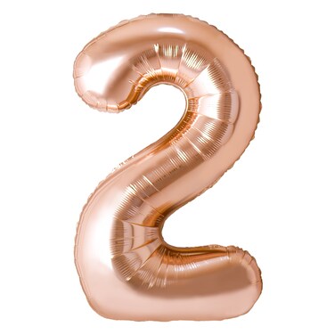Champagne Gold Foil Balloon Number 2 32