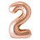 Champagne Gold Foil Balloon Number 2 32