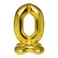 Gold Stand Number Balloon 0 39''