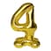 Gold Stand Number Balloon 4 40''
