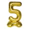 Gold Stand Number Balloon 5 40''