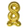 Gold Stand Number Balloon 8 40''