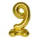 Gold Stand Number Balloon 9 41''