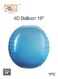 4D Balloon Light Blue 19