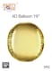 4D Balloon Dark Gold 19
