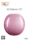4D Balloon Light Pink 19
