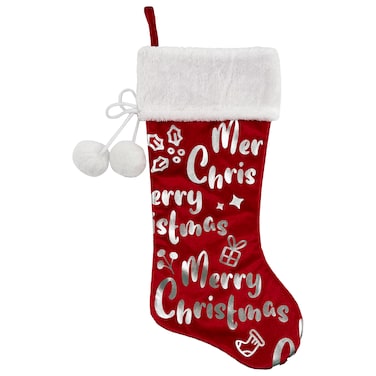 Christms Stocking Red 50cm