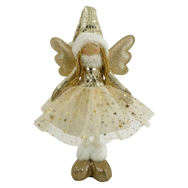 Christmas Angel Gold Battery Operated 17x9.5x53cm