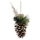 Pine Cone Decoration Champagne Gold 8x17cm
