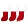 Christmas Mini Stocking Asst.16cm 3Pcs/Pk