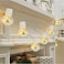 Christmas 10 LED Decorated Light Warm White Battery Operated 1.8m