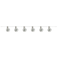 Christmas 10 LED Decorated Light Warm White Battery Operated 1.8m