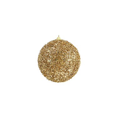 Chrirmas Designer Baubles Gold 12cm 2Pcs/Box