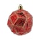 Chrirmas Designer Baubles Red 8cm 6Pcs/Box