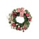 Christmas Decorated Wreath Red/Gold 30cm