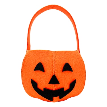 Halloween Pumpkin Felt Bag 15x22cm