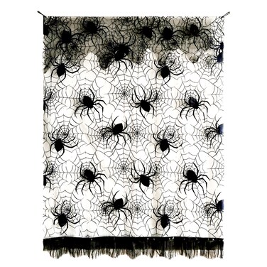 Halloween Spiderweb Curtain 90x124cm