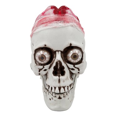 Light Up Skull 18x15x21cm