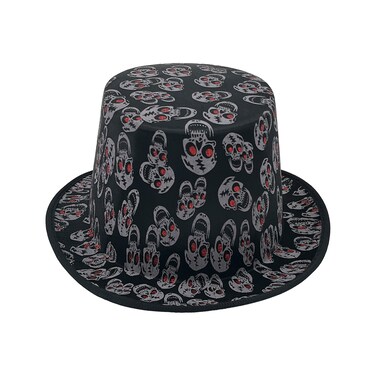 Halloween Skull Top Hat