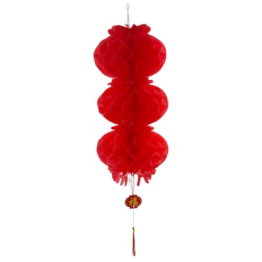 Paper Lantern 3Pcs in 1 String 17x56cm