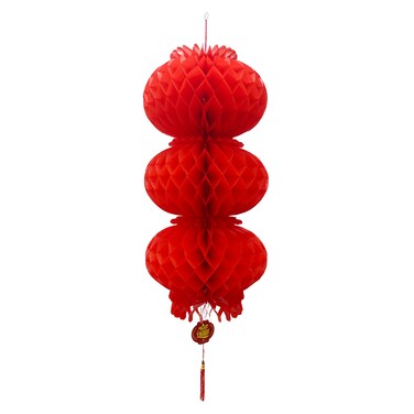 Paper Lantern 3Pcs in 1 String 36x72cm