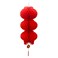 Paper Lantern 3Pcs in 1 String 36x72cm