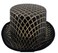 Black/Gold Sequins Top Hat