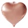 3D Heart Shape Foil Balloons Rose Gold 24'' 3Pcs/Pk
