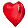 3D Heart Shape Foil Balloons Red 24'' 3Pcs/Pk
