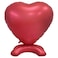 Stand Heart Shape Foil Balloon Red 66''
