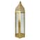 Eid Lantern Candle Holder Gold 16.9x16.9x57cm