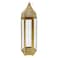 Eid Lantern Candle Holder Gold 16.9x16.9x57cm