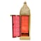 Eid Lantern Candle Holder Gold 12x12x39.3cm
