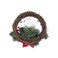 Rattan Wreath Red 25cm
