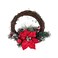 Rattan Wreath Red 25cm
