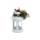 Decorated Lantern Candle Holder White